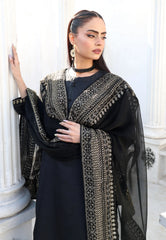 Noir Royale Luxury Sequins Embroidered Silk Suit with Chiffon Dupatta – Maryam Fashions