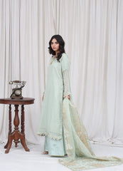 Mint Green Embroidered Suit – Maryam Fashions