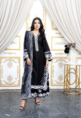 Noir Elegance - MFN003 - Maryam Fashions