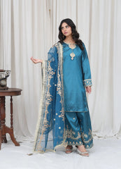 Zinc Embroidered Suit– Maryam Fashions