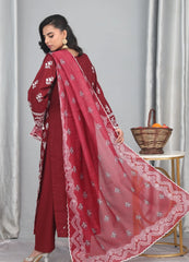 Mehroon Embroidered Winter Suit – Maryam Fashions