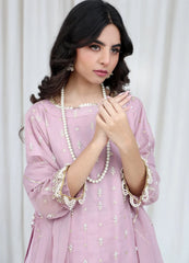 Pink Embroidered - MFN032 - Maryam Fashions