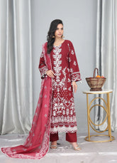 Mehroon Winter - MFN029 - Maryam Fashions