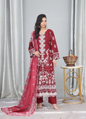 Mehroon Embroidered Winter Suit – Maryam Fashions