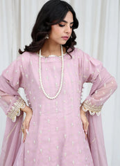Pink Embroidered - MFN032 - Maryam Fashions