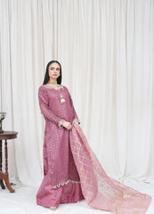 Tea Pink Embroidered Suit – Maryam Fashions