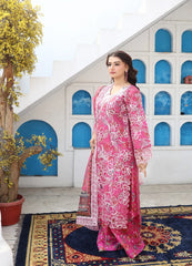 Pink Organza - MFN021 - Maryam Fashions