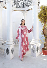 Gulbahar Luxe – Fully Embroidered Spring Cotton Suit with Chiffon Dupatta