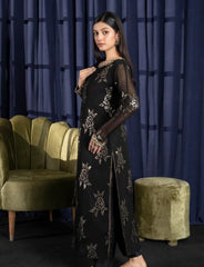 Black Chiffon Suit – Maryam Fashions