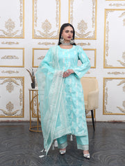 Aqua Grace – MFN082 - Maryam Fashions