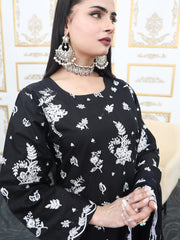 Noir Elegance – MFN079 - Maryam Fashions