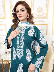 Teal Radiance – MFN080 - Maryam Fashions