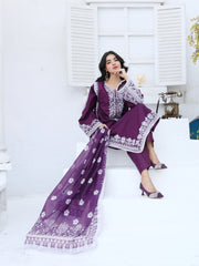 Plum Essence – MFN097 - Maryam Fashions