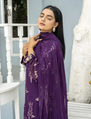 Purple Chiffon Suit – Maryam Fashions