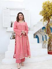 Gajri Chiffon Embroidered Suit – Maryam Fashions