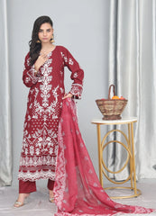 Mehroon Embroidered Winter Suit – Maryam Fashions