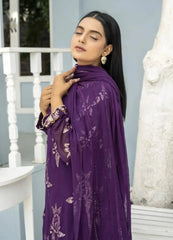 Purple Chiffon - MFN038 - Maryam Fashions