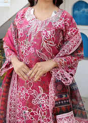 Pink Organza Embroidered Suit Online | Maryam Fashions