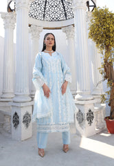 Aab-e-Sahar Luxe – Fully Embroidered Spring Cotton Suit