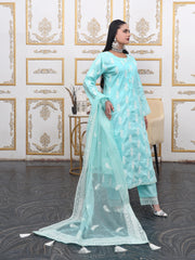 Aqua Grace – MFN082 - Maryam Fashions