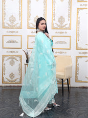 Aqua Grace – MFN082 - Maryam Fashions
