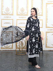 Noir Elegance – MFN079 - Maryam Fashions