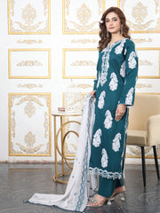 Teal Radiance – MFN080 - Maryam Fashions