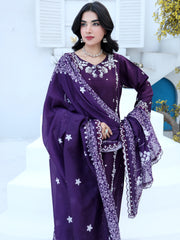 Plum Royale – MFN074 - Maryam Fashions