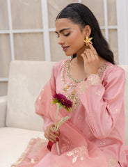 Silk Embroidered 3PC Suit – Maryam Fashions